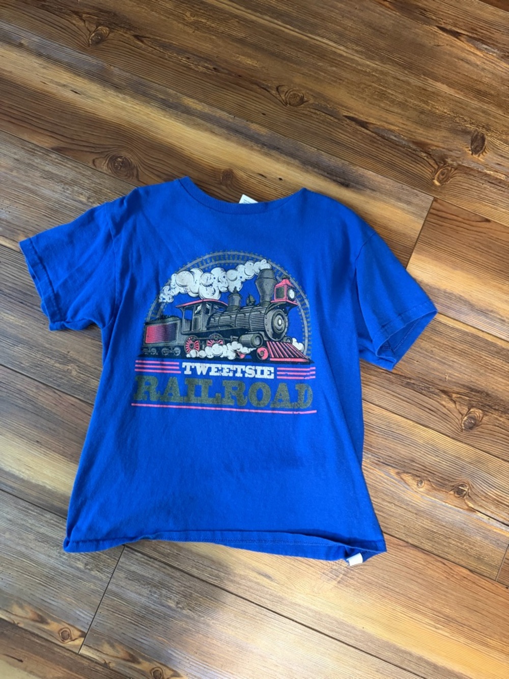 Delta Royal Blue Kids Tweetsie Railroad Graphic Tee